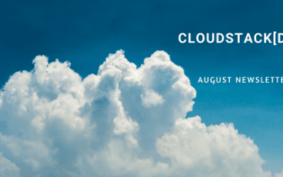CloudStack[d] August Newsletter